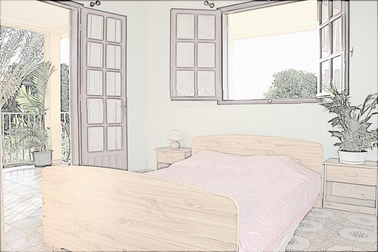 Gite-Hotel La Caz Des Orangers Le Bois de Nèfles エクステリア 写真